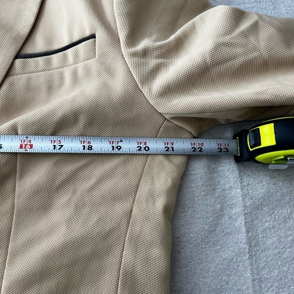 New Men's geek lighting blazer size 40(M-L) Beautiful camel and brown color - Picture 8 of 9